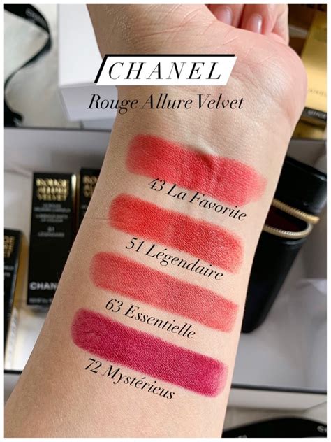 chanel rouge allure velvet legendaire.